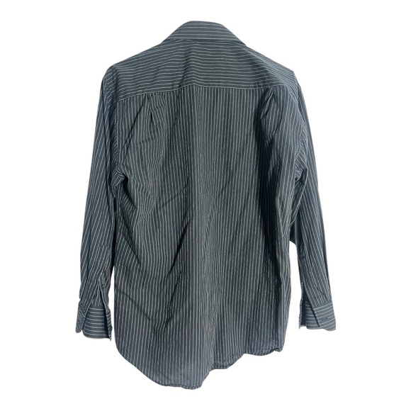 Balmain Black Striped Casual Button Down Shirt - Picture 3 of 3